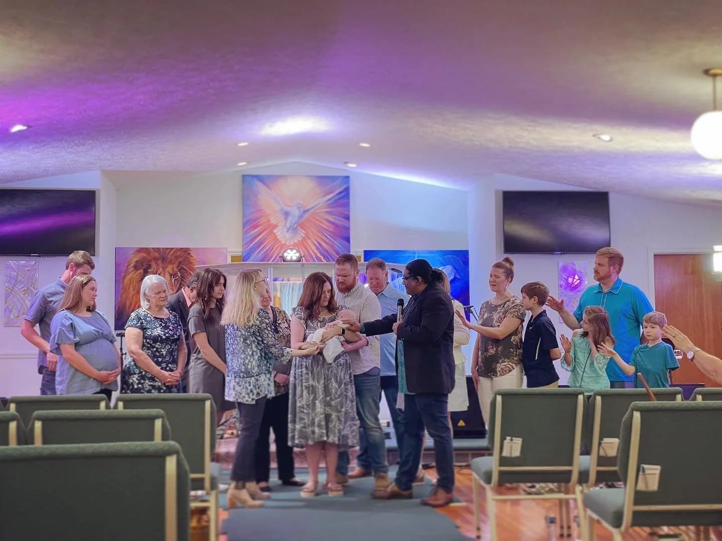 Baby dedication, May 2023