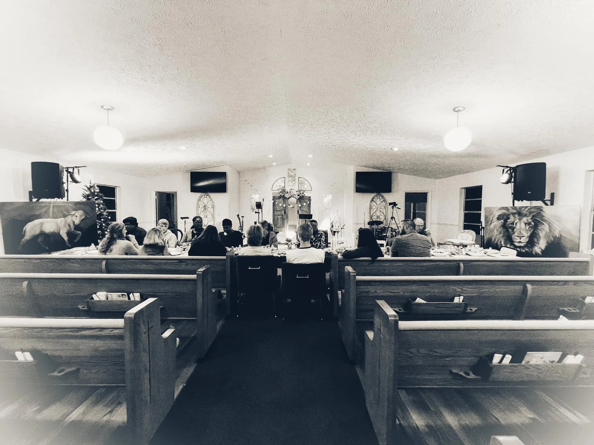 The church's first Christmas gathering, 2021