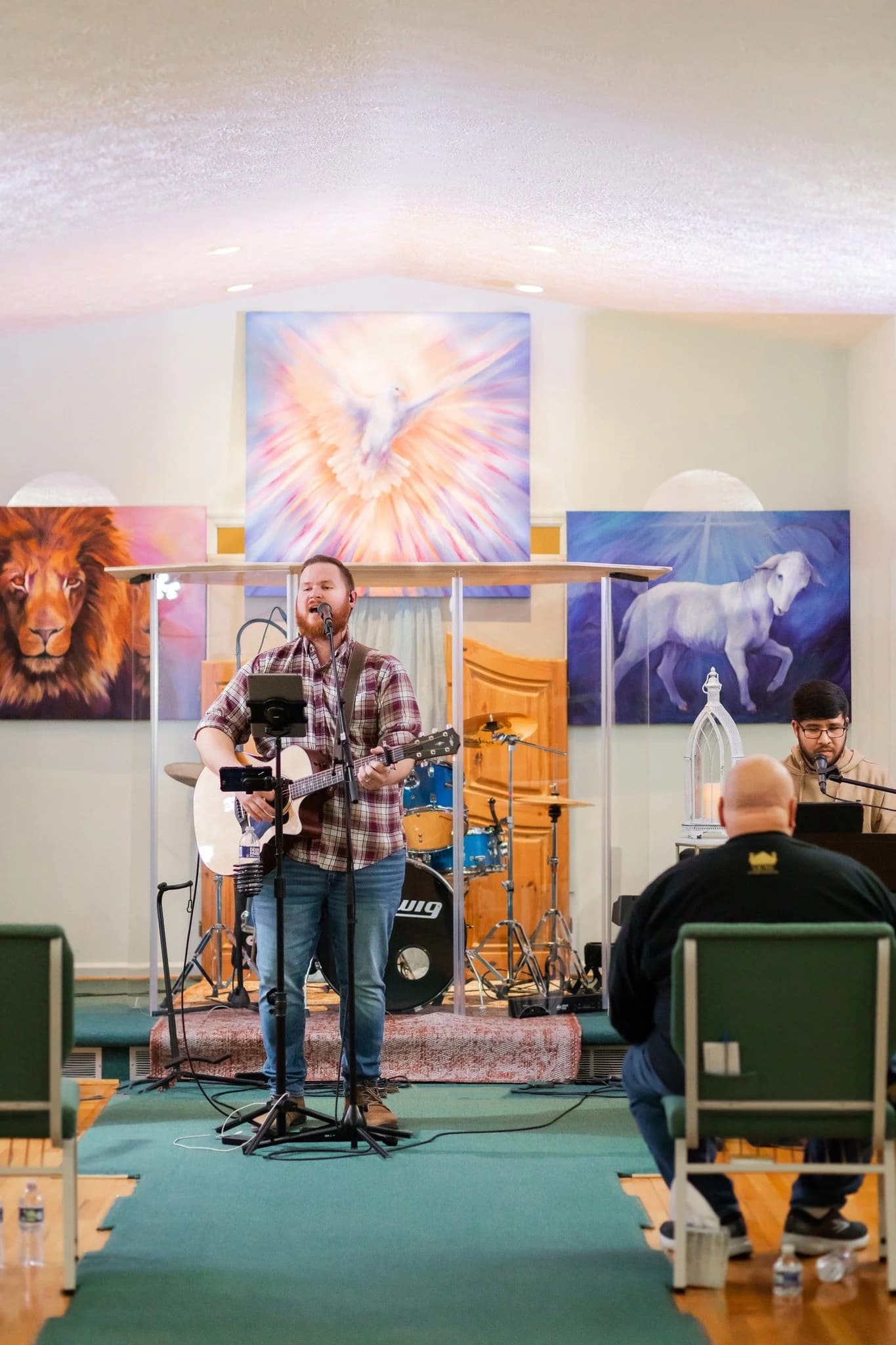 Worship team leading
